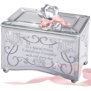 The Bradford Exchange Music Box: Reflections Of A Special Friend Personalized Music Box