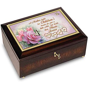 The Bradford Exchange A Mother's Love Music Box Personalized With Family Names: Bradford Exchange