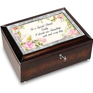 The Bradford Exchange To A Special Friend Personalized Music Box With Poem Card