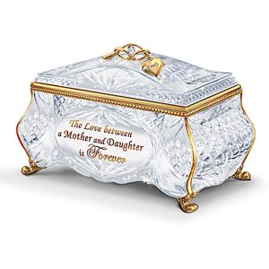 The Bradford Exchange Mother Daughter Facets Of Love Personalized Music Box