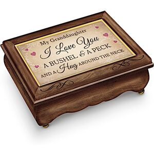 The Bradford Exchange Music Box For Granddaughter Plays A Bushel And A Peck