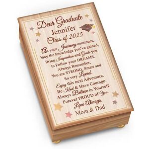 The Bradford Exchange Congratulations, Graduate Personalized Heirloom Music Box