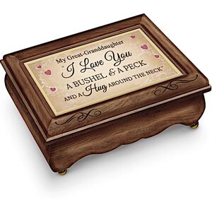 The Bradford Exchange A Bushel And A Peck Music Box For Great-Granddaughter