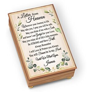 The Bradford Exchange Remembrance Music Box Personalized With Loved One's Name