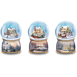 The Bradford Exchange Thomas Kinkade Holiday Snowglobes With Music And Motion