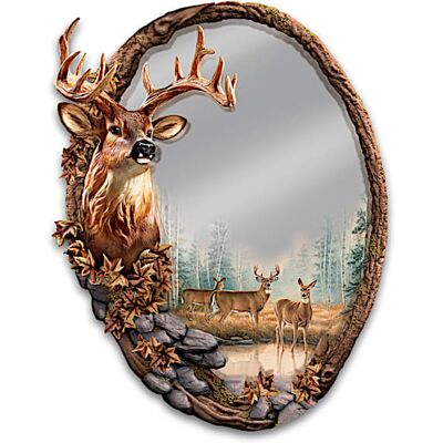 The Bradford Exchange Rosemary Millette Reflections Of The Forest Wall Mirror The Bradford Exchange Rosemary Millette Reflections Of The Forest Wall Mirror