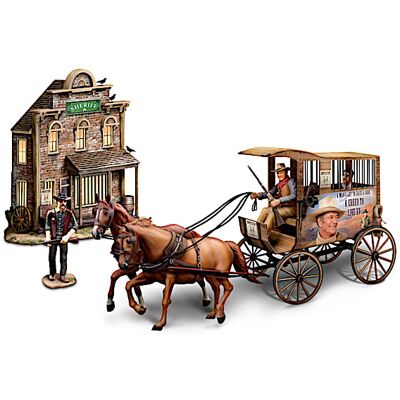 Hawthorne Village John Wayne Salute To America Sculpture And Figurine Set Hawthorne Village John Wayne Salute To America Sculpture And Figurine Set