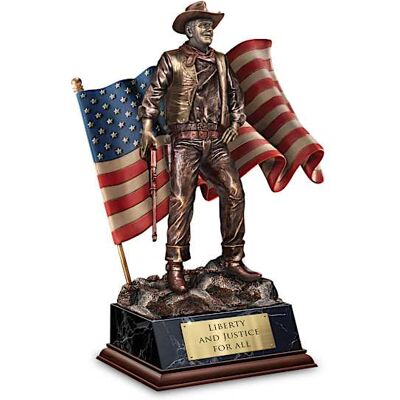 The Bradford Exchange John Wayne: American Cold-Cast Bronze Sculpture Collection The Bradford Exchange John Wayne: American Cold-Cast Bronze Sculpture Collection