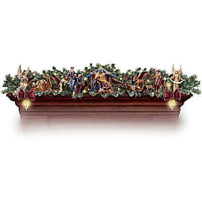 Hawthorne Village Thomas Kinkade Illuminated Nativity Story Garland Hawthorne Village Thomas Kinkade Illuminated Nativity Story Garland