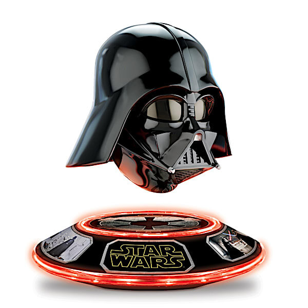 The Bradford Exchange STAR WARS Darth Vader Collectible Helmet Levitates and Rotates: Lights Up