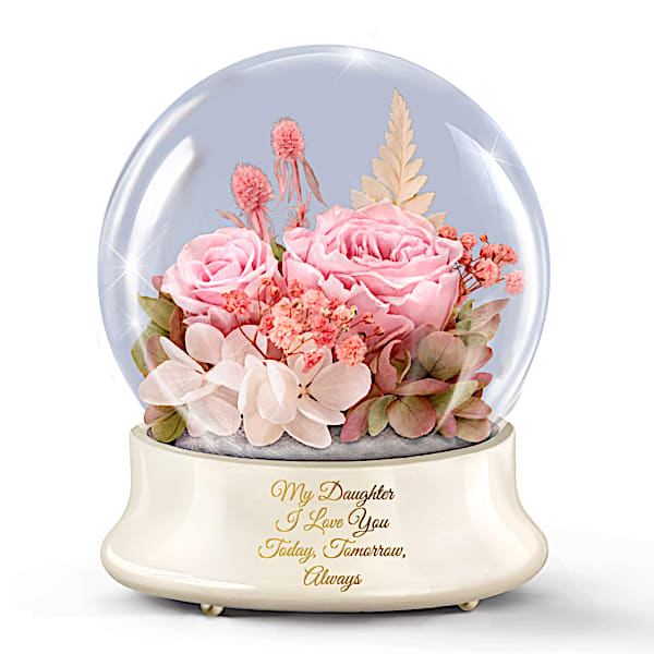 The Bradford Exchange Rotating Illuminated Musical Floral Centerpiece For Daughter