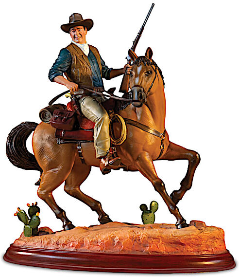 The Bradford Exchange John Wayne Masterpiece Edition Sculpture