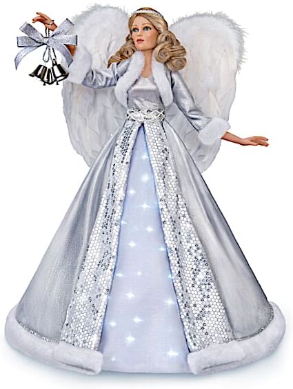 The Ashton-Drake Galleries Carol Of The Bells Poseable Angel With Lights And Music