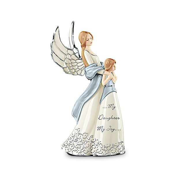 The Bradford Editions My Daughter, My Joy Musical Porcelain Figurine