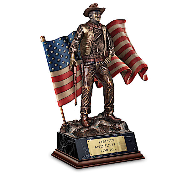 The Bradford Exchange John Wayne: American Cold-Cast Bronze Sculpture Collection