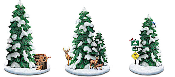 Hawthorne Village Seasonal Splendor Sculpted Tree Accessory Collection