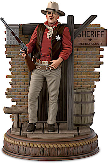 The Bradford Exchange John Wayne: Silver Screen Legend Illuminated Figurine Collection