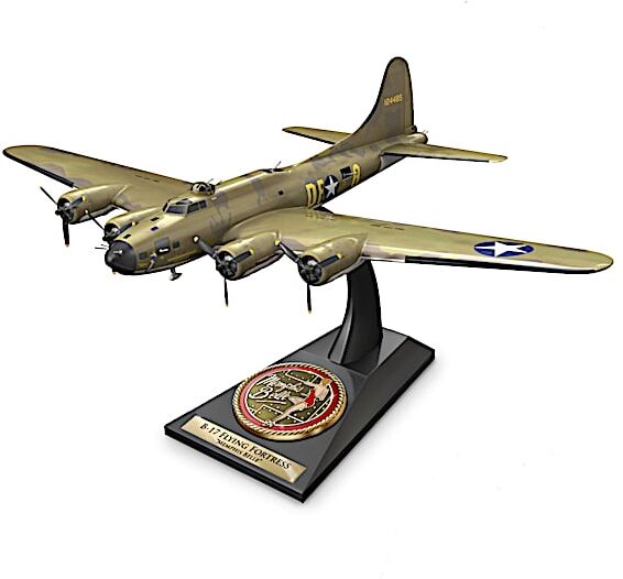 The Bradford Exchange WWII Aircraft Sculpture And Challenge Coin Collection