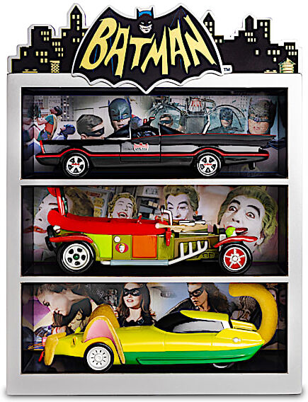 The Hamilton Collection BATMAN Classic TV Series 1:24-Scale Car Sculpture Collection