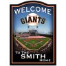 The Bradford Exchange Wall Decor: San Francisco Giants Personalized Welcome Sign Wall Decor