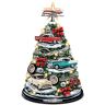 The Bradford Exchange Chevrolet Bel Air Tabletop Christmas Tree With Revving Engine Sound: Lights Up