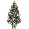 The Bradford Exchange Winter's Beautiful Blessings Cardinal Art Illuminated Christmas Tabletop Tree