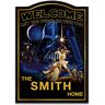 The Bradford Exchange Welcome Sign: Star Wars Personalized Welcome Sign