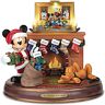 The Bradford Exchange The Disney The Stockings Were Hung...Musical Personalized Sculpture