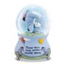 The Bradford Exchange Disney Some Days Look Better Upside Down Eeyore Musical Glitter Globe