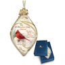 The Bradford Exchange Messenger From Heaven Illuminated Cardinal Christmas Tree Ornament