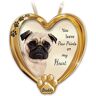 The Bradford Exchange Personalized Pet Ornament With Pug Artwork