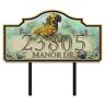 The Bradford Exchange Warm Dachshund Welcome Personalized Address Sign