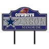 The Bradford Exchange Dallas Cowboys Personalized Outdoor Address Sign