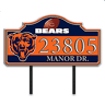 The Bradford Exchange Chicago Bears Personalized Outdoor Address Sign