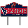 The Bradford Exchange Houston Texans Personalized Outdoor Address Sign