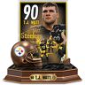 The Bradford Exchange NFL T.J. Watt Tribute Sculpture With Bronze-Finished Helmet