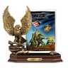 The Bradford Exchange 75th Anniversary Iwo Jima Plaque With Eagle Sculpture