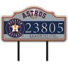 The Bradford Exchange Houston Astros Personalized Outdoor Address Sign