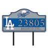 The Bradford Exchange Los Angeles Dodgers Personalized Outdoor Address Sign