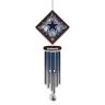 The Bradford Exchange NFL Dallas Cowboys Wind Chime With Stained-Glass Logo
