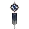 The Bradford Exchange Yankees Indoor/Outdoor Wind Chime With Logo On Glass