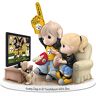 The Hamilton Collection NFL-Licensed Pittsburgh Steelers Fan Precious Moments Porcelain Figurine