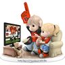 The Hamilton Collection NFL Licensed Cincinnati Bengals Fan Precious Moments Porcelain Figurine