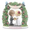 The Hamilton Collection Precious Moments Personalized Porcelain Wedding Figurine