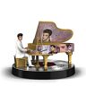 The Hamilton Collection Elvis Golden Piano Musical Figurine Plays Love Me Tender