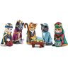 Hawthorne Village The PURR-fect Christmas Pageant Nativity Figurine Set