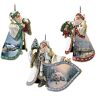 The Ashton-Drake Galleries Thomas Kinkade Heirloom Santa Christmas Ornament Collection