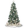 Hawthorne Village Silver Blessings Nativity Illuminated Christmas Tree Collection