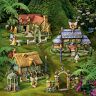 Hawthorne Village Thomas Kinkade Fairy Garden Village Collection