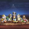 Hawthorne Village Puppy Nativity Pageant Figurine Collection